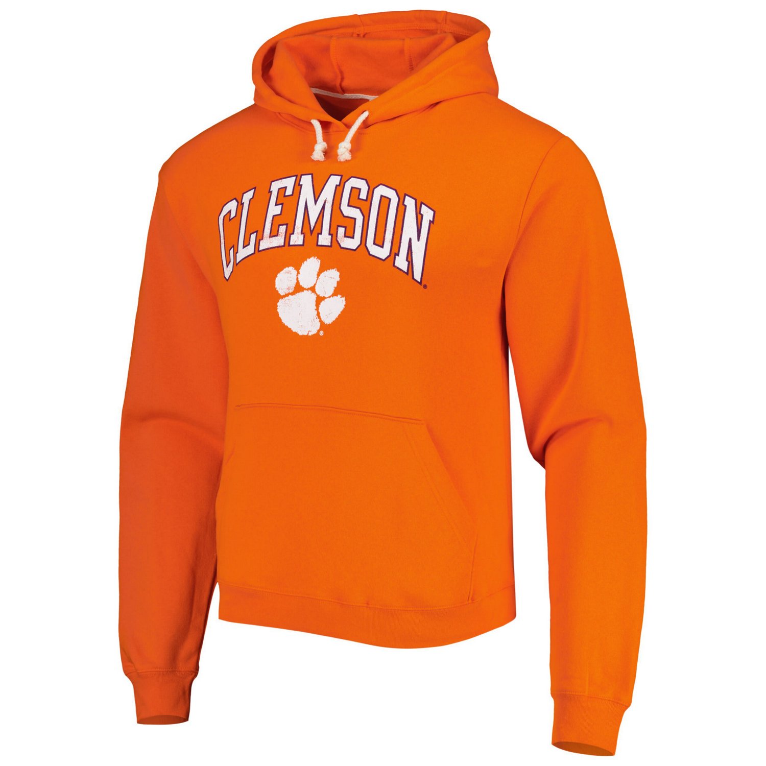 League Collegiate Wear Clemson Tigers Arch Essential Pullover Hoodie - view number 2