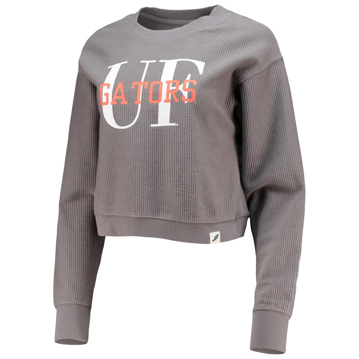 League Collegiate Wear Florida Gators Classic Corded Timber Crop Pullover Sweatshirt - view number 2