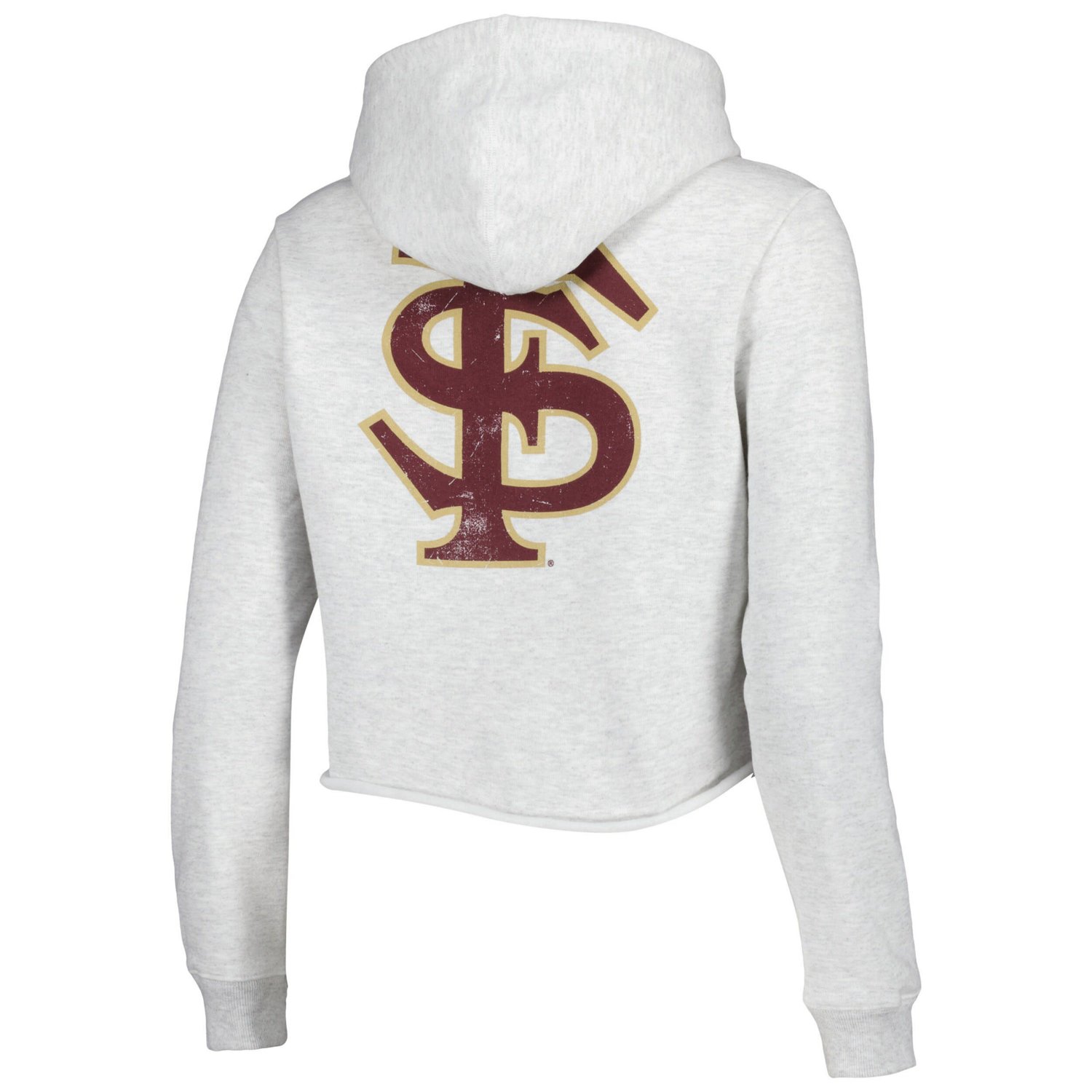 League Collegiate Wear Florida State Seminoles 2-Hit 1636 Cropped Pullover Hoodie - view number 3