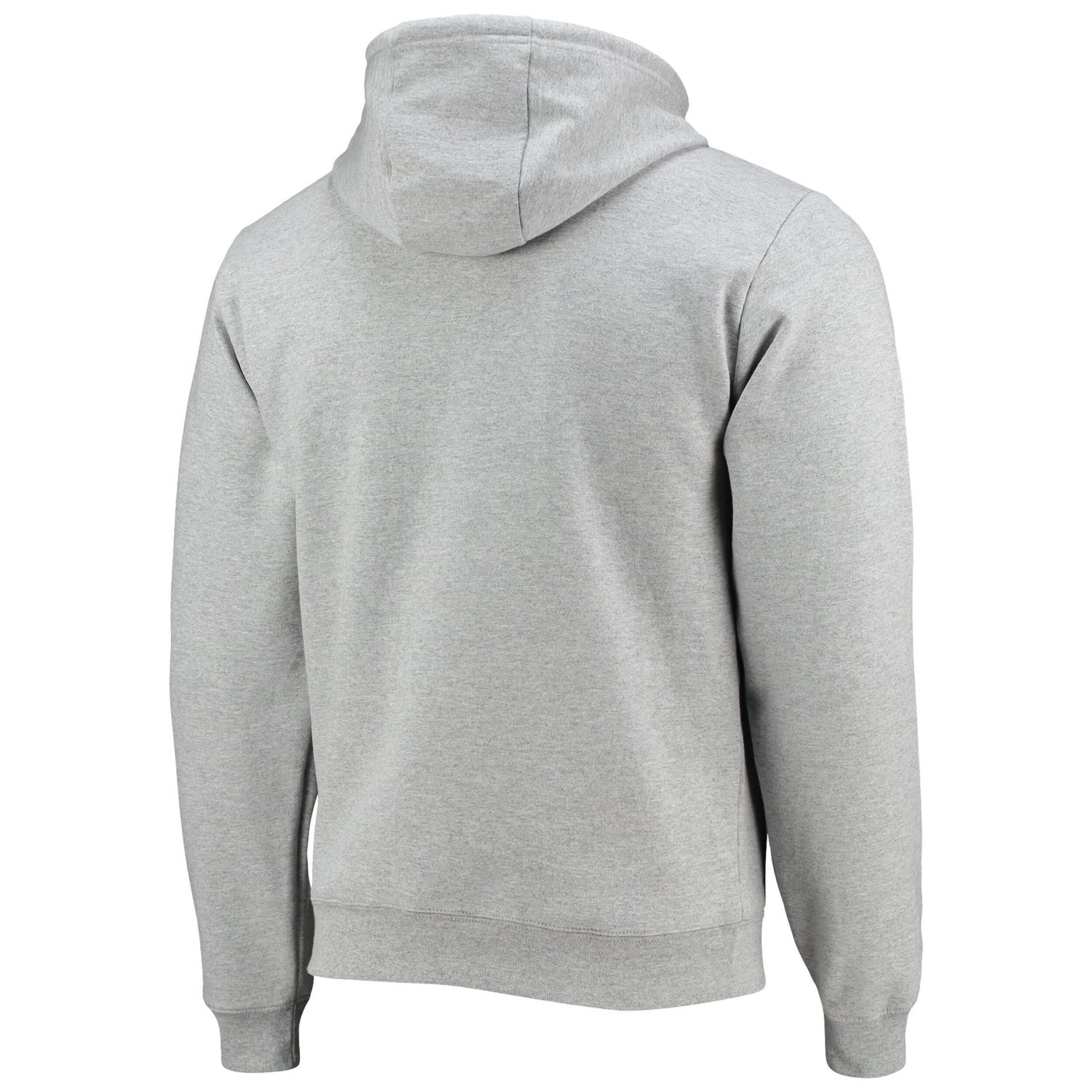 League Collegiate Wear Heathered Gray Clemson Tigers Seal Neuvo Essential Fleece Pullover Hoodie