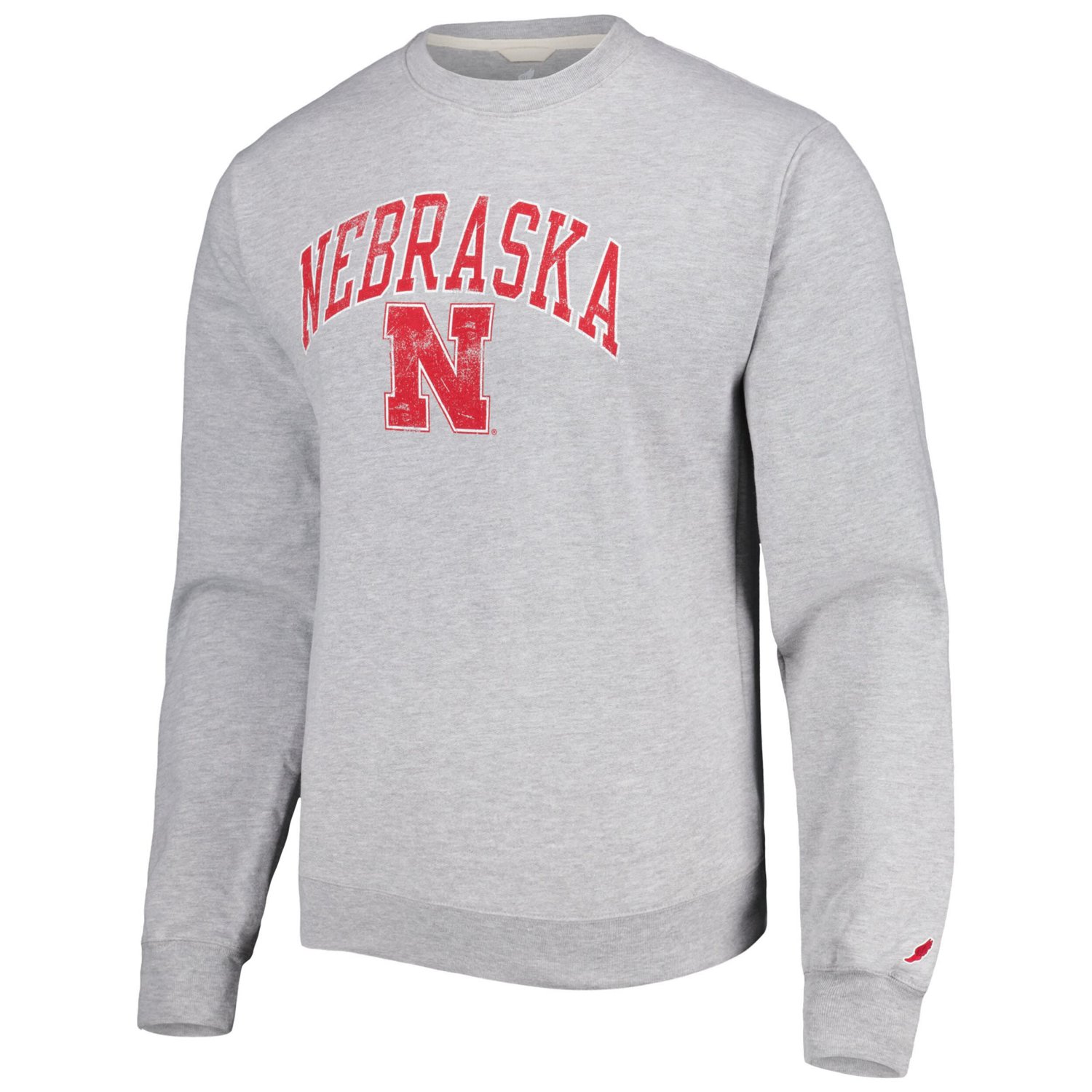 League Collegiate Wear Nebraska Huskers 1965 Arch Essential Lightweight Pullover Sweatshirt - view number 2