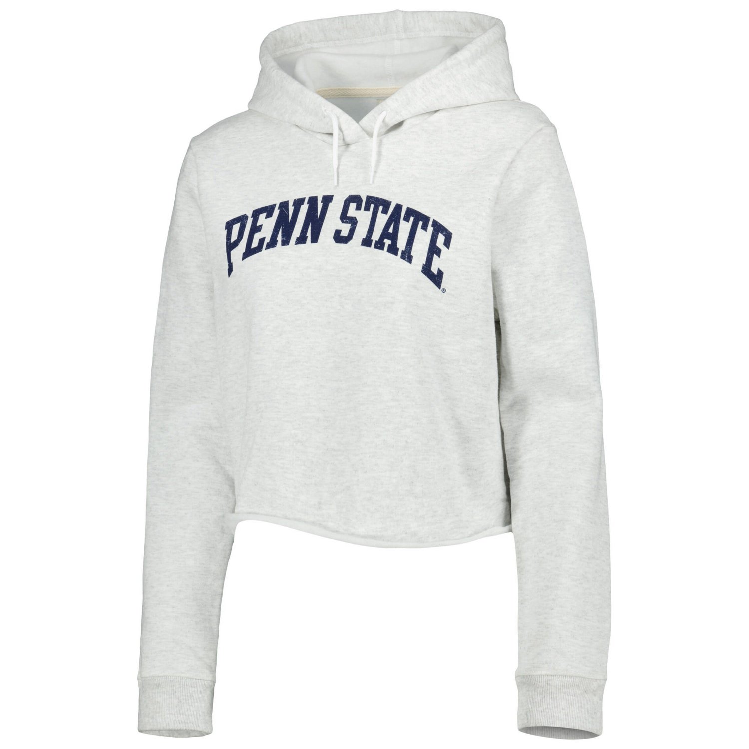 League Collegiate Wear Penn State Nittany Lions 2-Hit 1636 Cropped Pullover Hoodie - view number 2