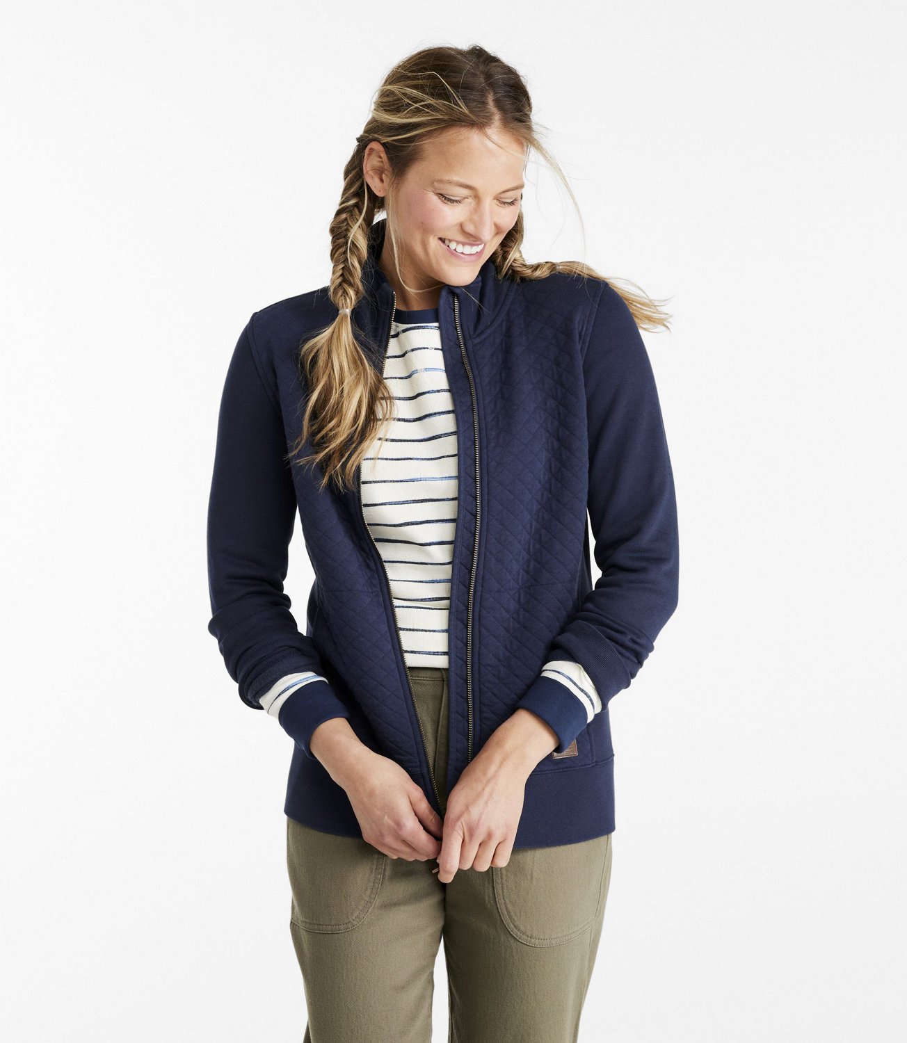 Ll bean wool hot sale blazer womens