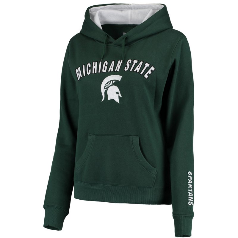 Michigan State Spartans Arch Logo 1 Pullover Hoodie-image