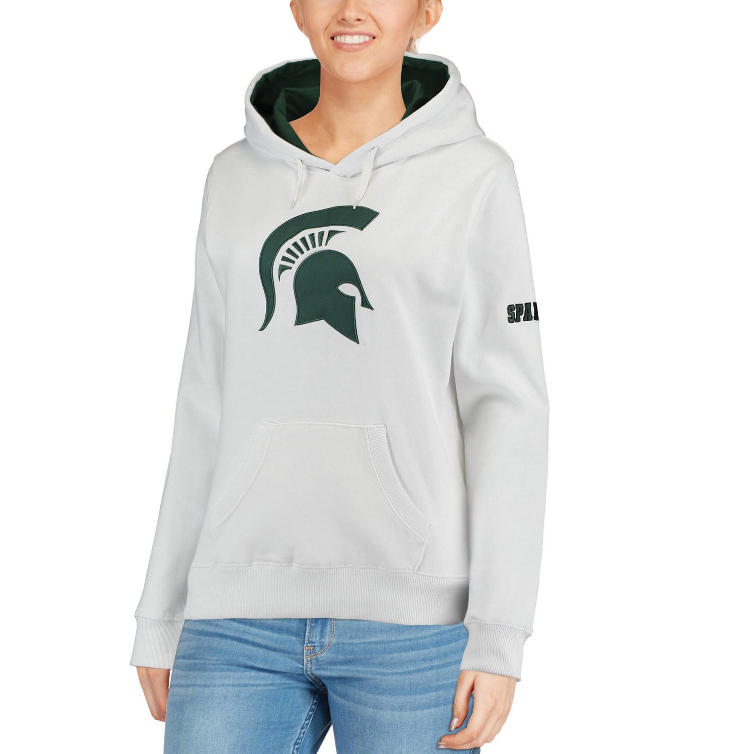 Michigan State Spartans Big Logo Pullover Sweatshirt - view number 4