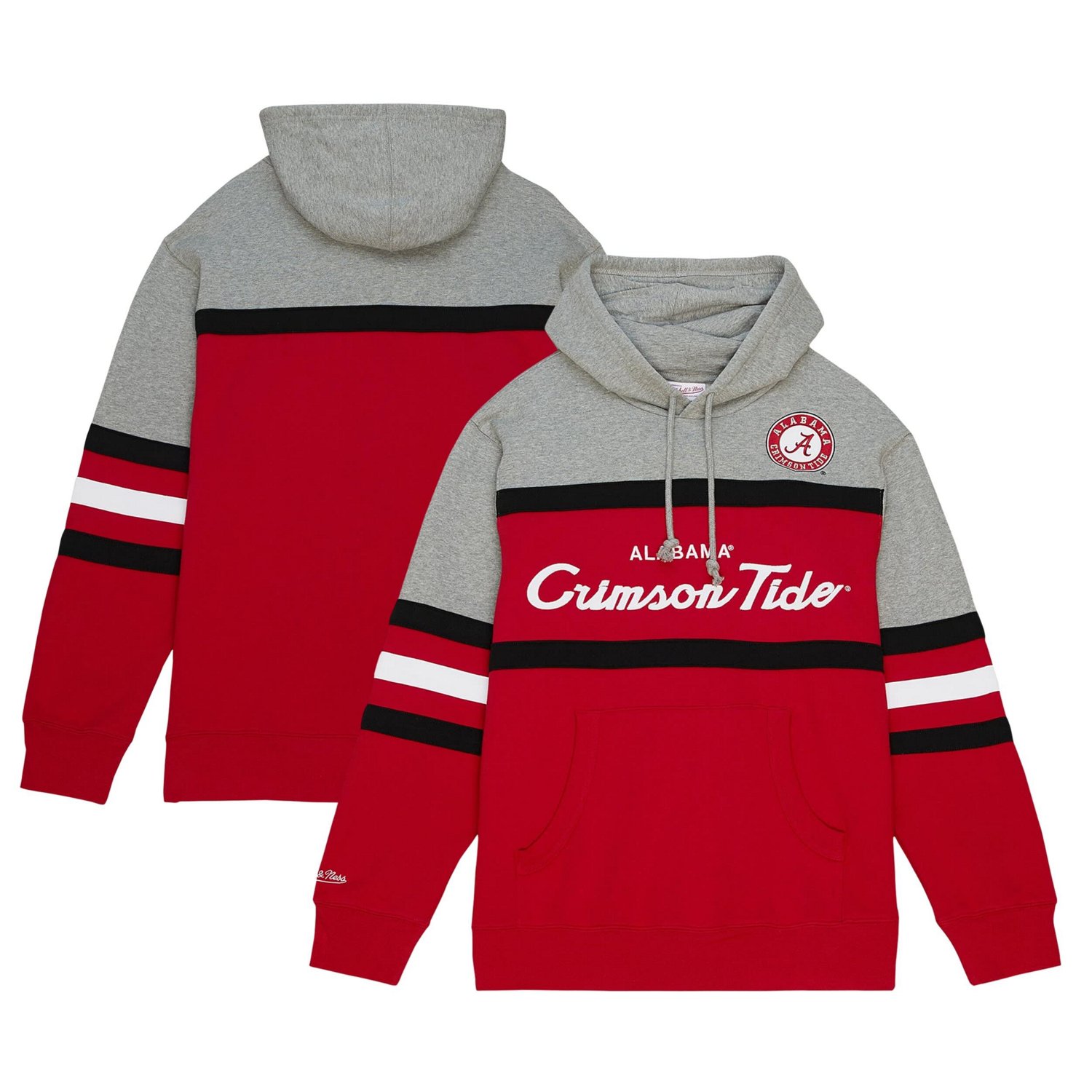 Mitchell  Ness Alabama Tide Head Coach Pullover Hoodie