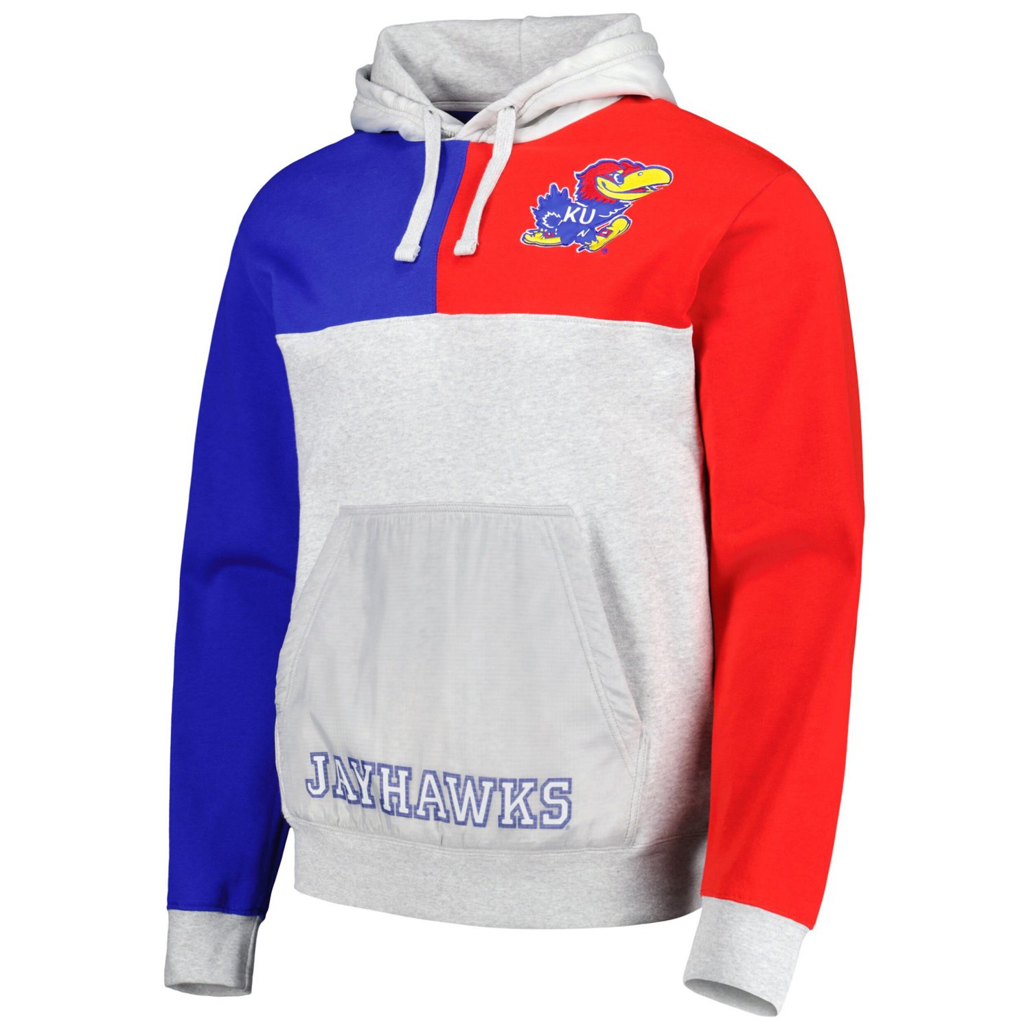 Mitchell  Ness Kansas Jayhawks Tie-Breaker Pullover Hoodie - view number 2