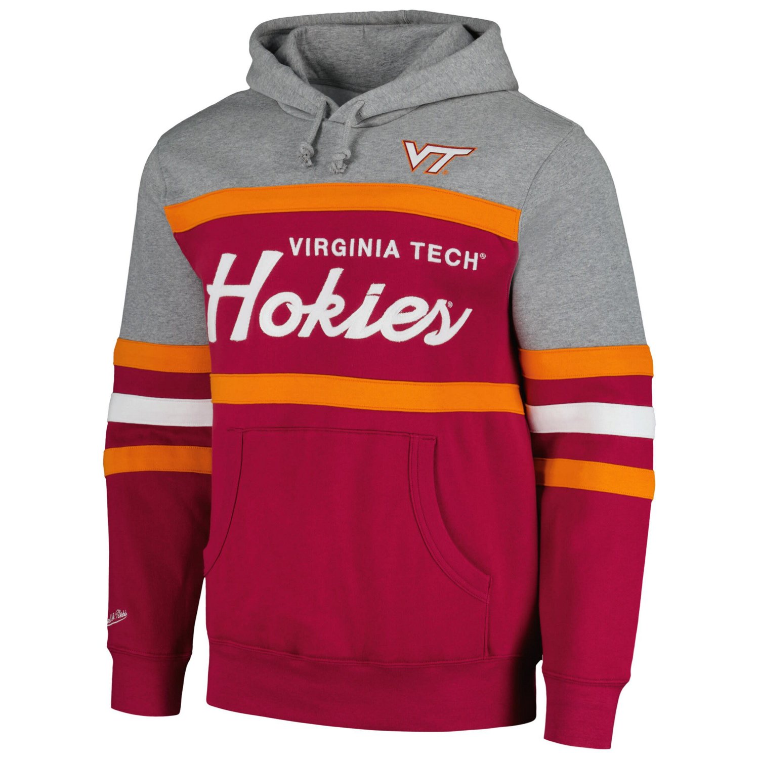 Mitchell  Ness Virginia Tech Hokies Head Coach Pullover Hoodie