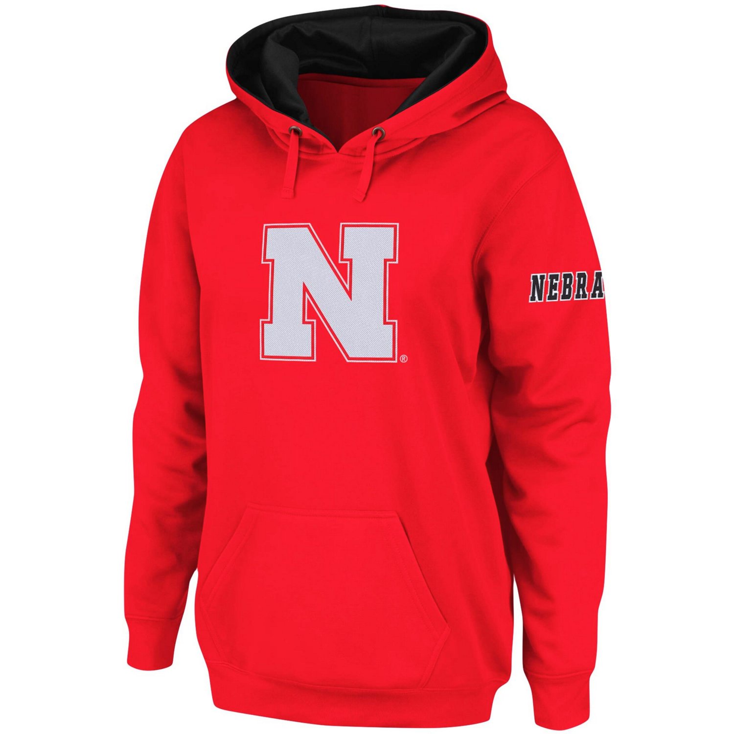 Nebraska Huskers Team Big Logo Pullover Hoodie - view number 2