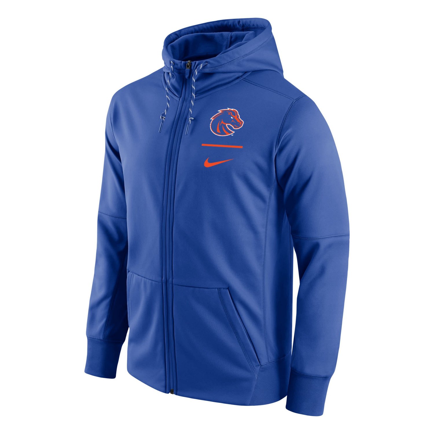 Nike Boise State Broncos Logo Stack Performance Full-Zip Hoodie - view number 2