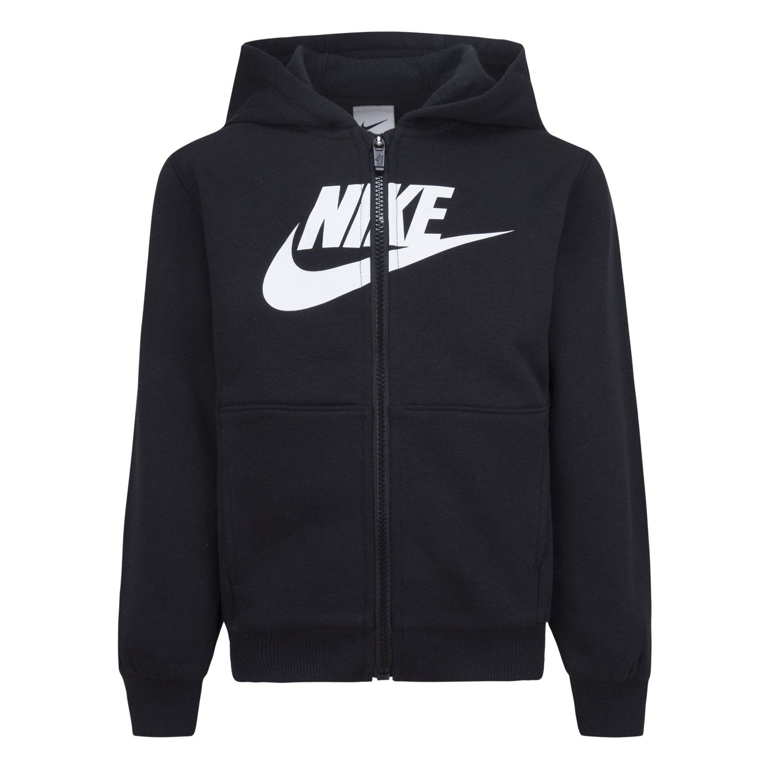 Nike Boys 4 7 Club Fleece HBR Full Zip Hoodie Academy