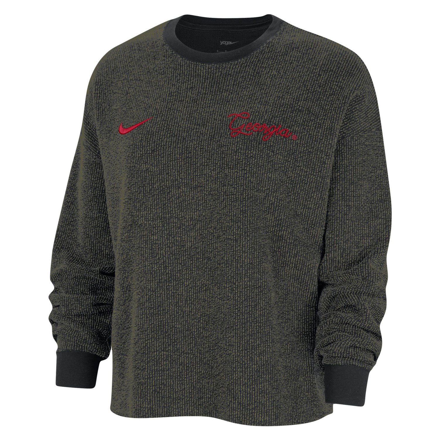 Nike Georgia Bulldogs Yoga Script Pullover Sweatshirt - view number 2