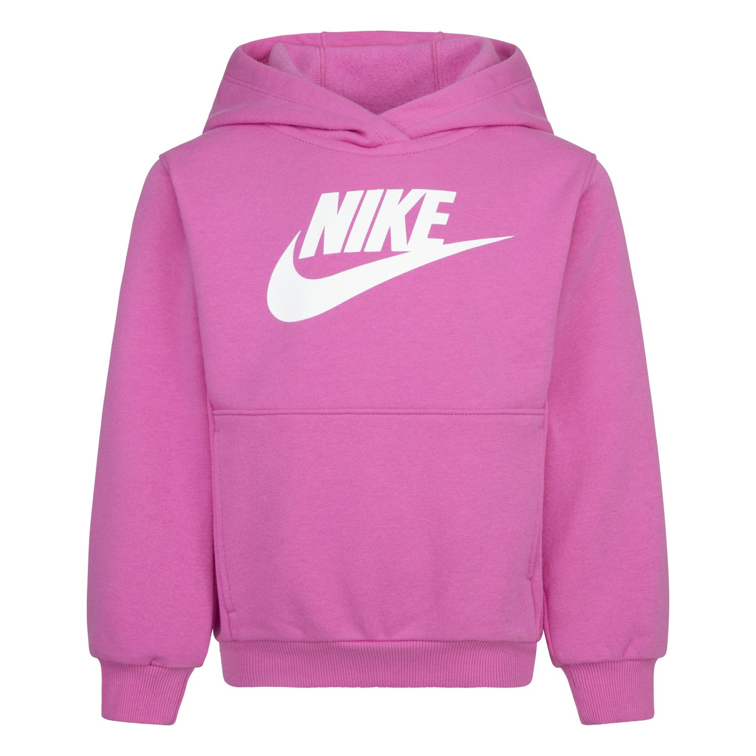 NIKE Sportswear Little Girl's Pullover Hoodie and Fold-Over Leggings Outfit