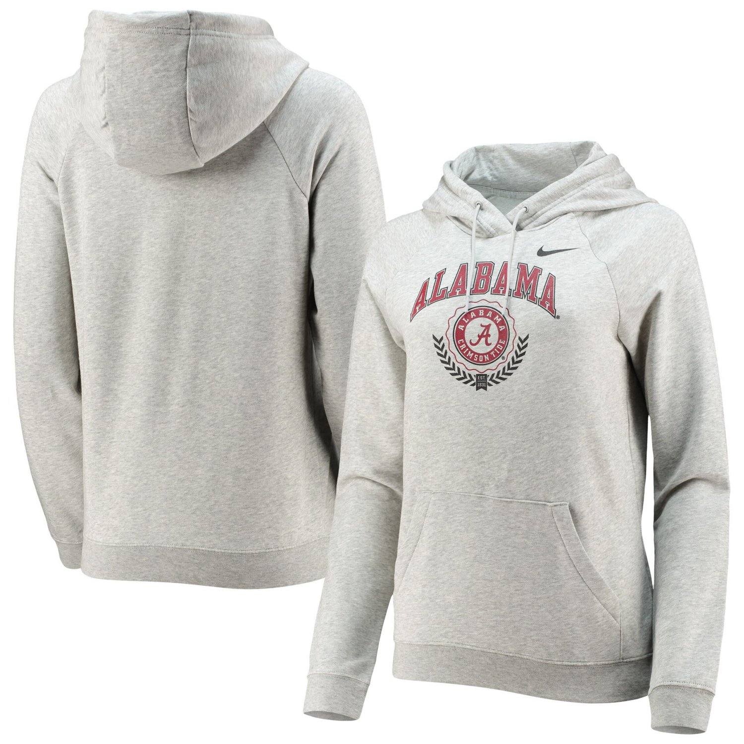  Atlanta Varsity Style Red Text with White Outline Pullover  Hoodie : Sports & Outdoors