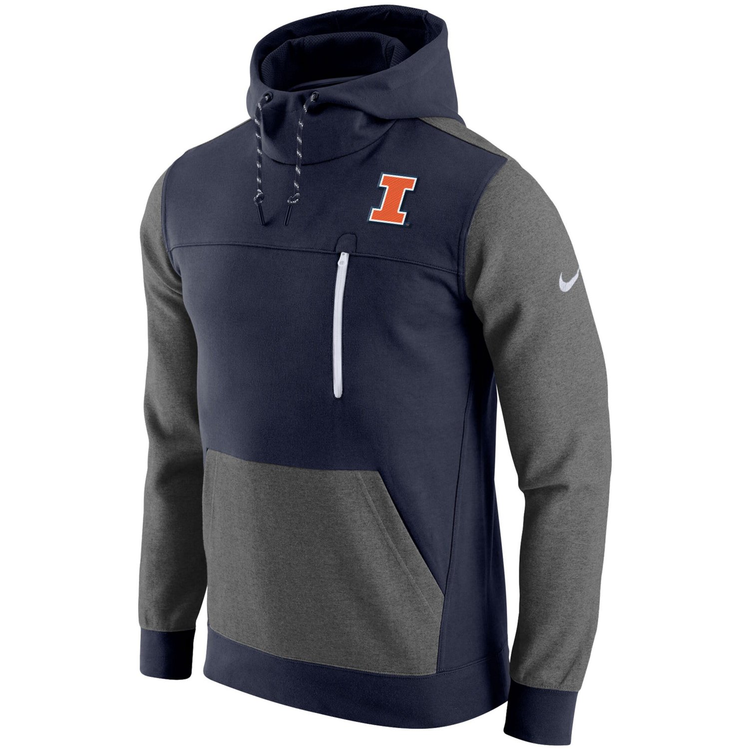 Nike Illinois Fighting Illini AV-15 20 Slim Fit Pullover Hoodie