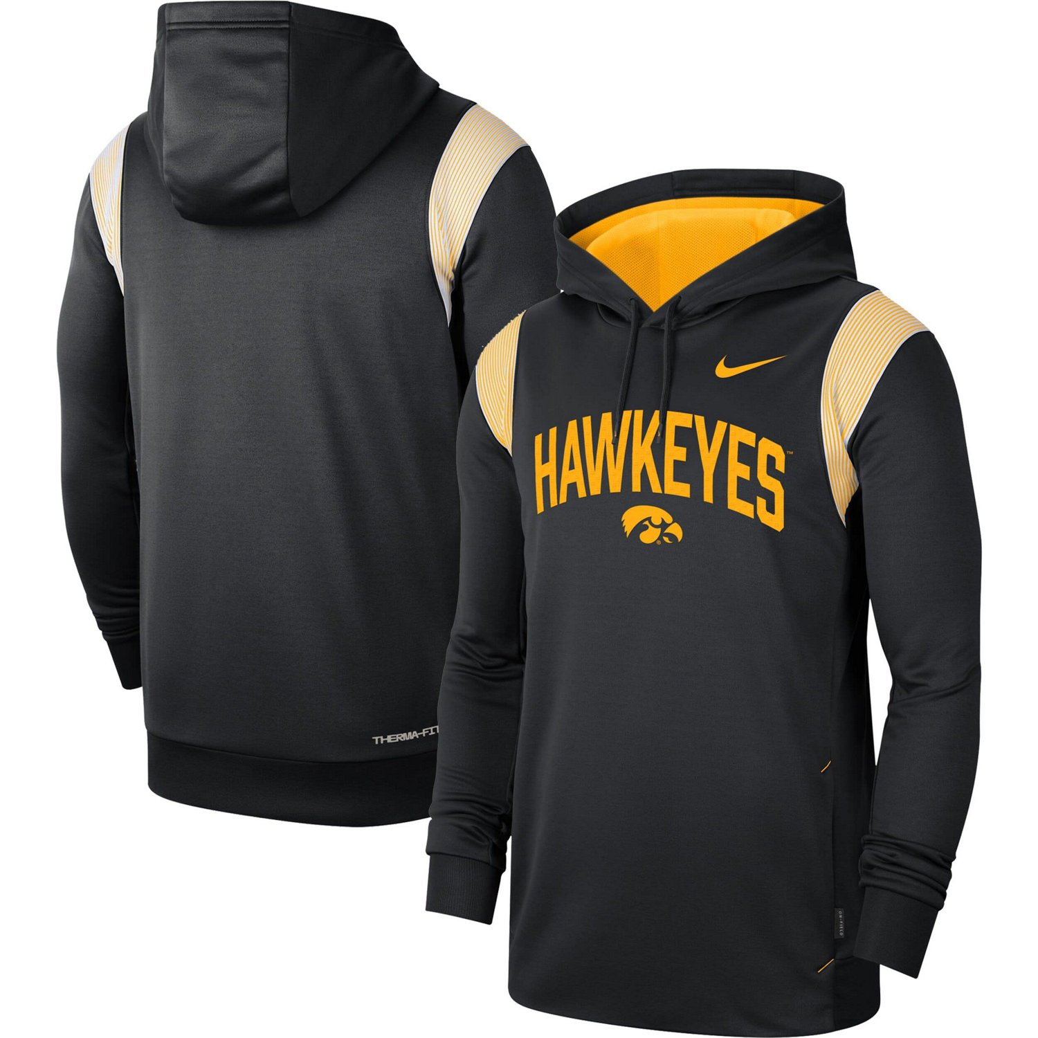 Nike Iowa Hawkeyes 2022 Game Day Sideline Performance Pullover Hoodie Academy