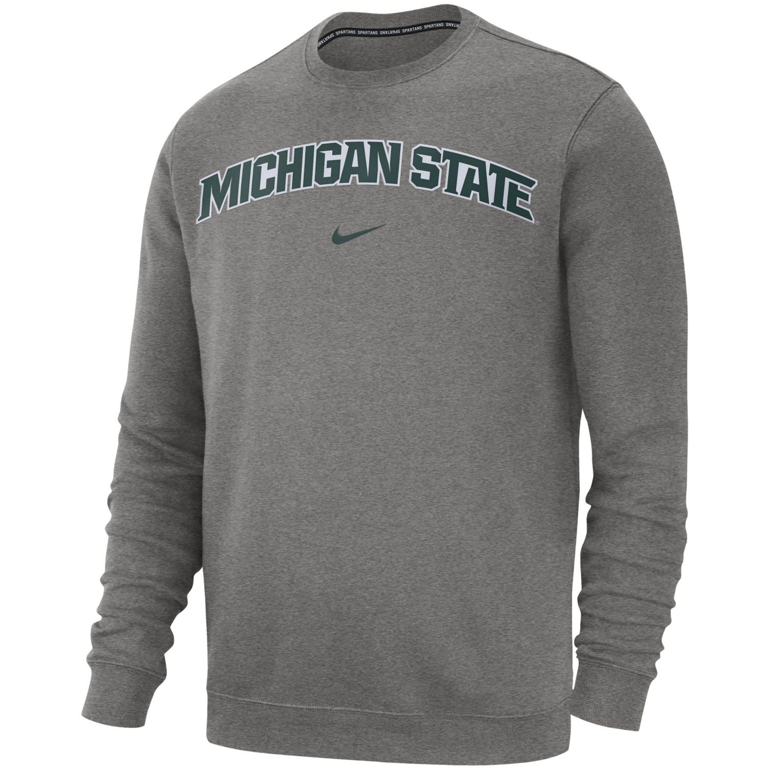 Nike Michigan State Spartans Club Fleece Sweatshirt - view number 2