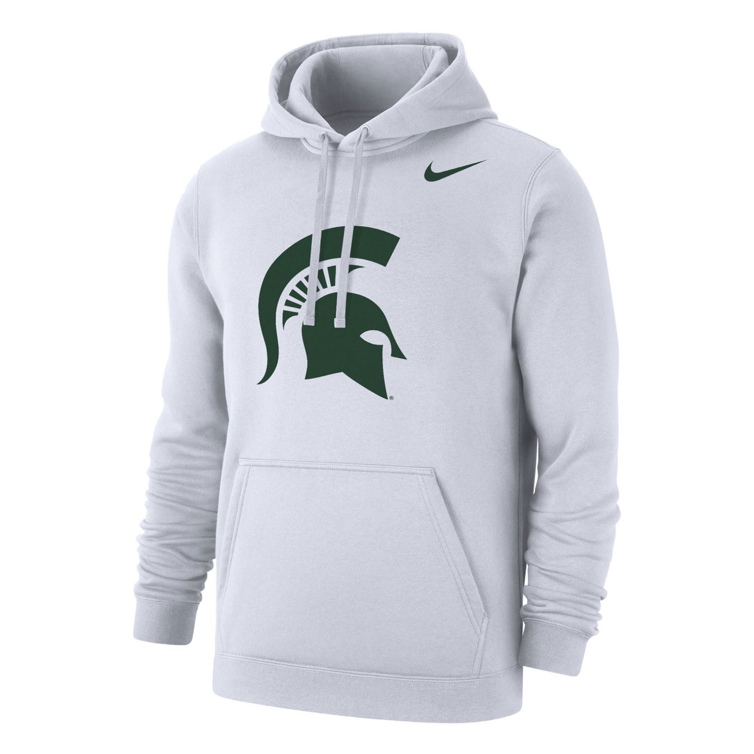 Nike Michigan State Spartans Logo Club Pullover Hoodie                                                                           - view number 2