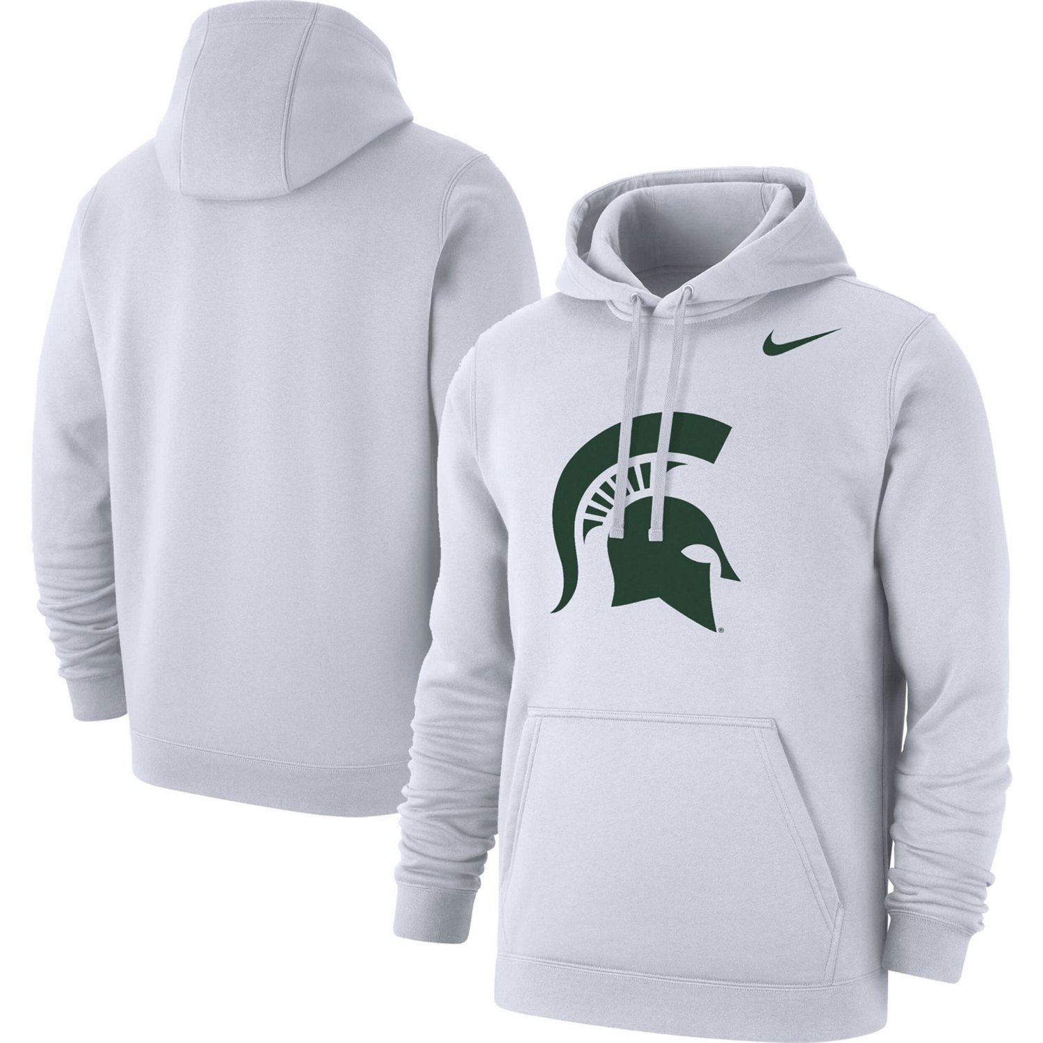 Nike Michigan State Spartans Logo Club Pullover Hoodie                                                                           - view number 1