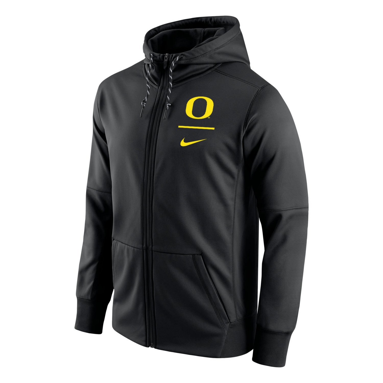 Nike Oregon Ducks Logo Stack Performance Full-Zip Hoodie - view number 2
