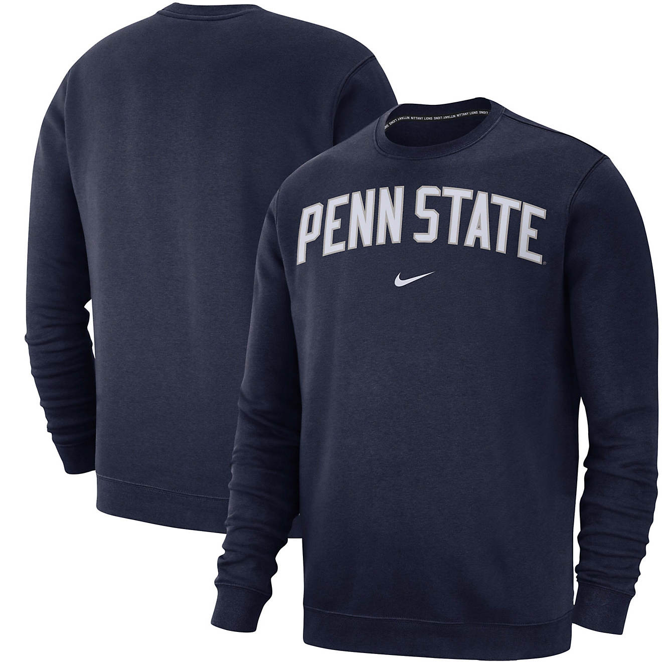 Nike Penn State Nittany Lions Club Fleece Sweatshirt                                                                             - view number 1