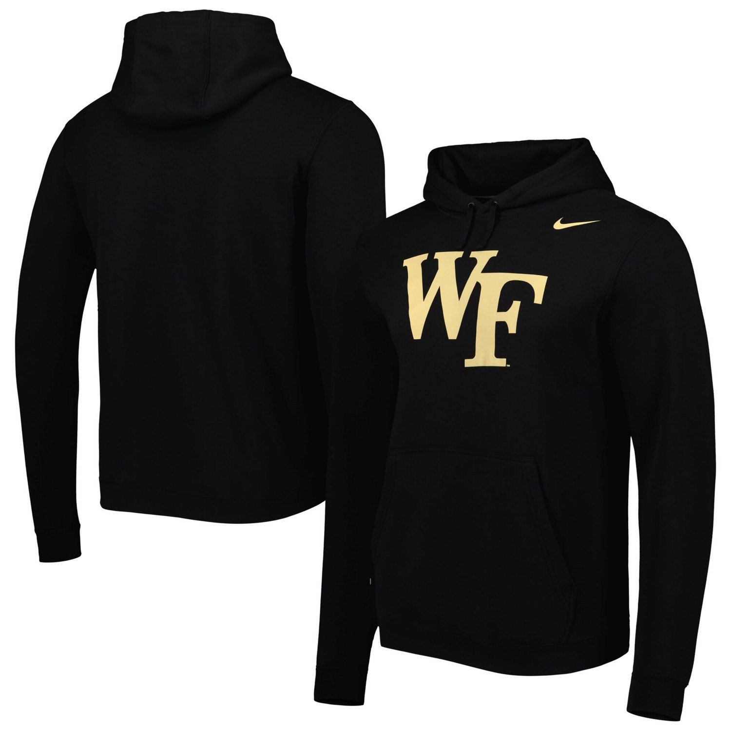 Nike Wake Forest Demon Deacons Logo Club Pullover Hoodie