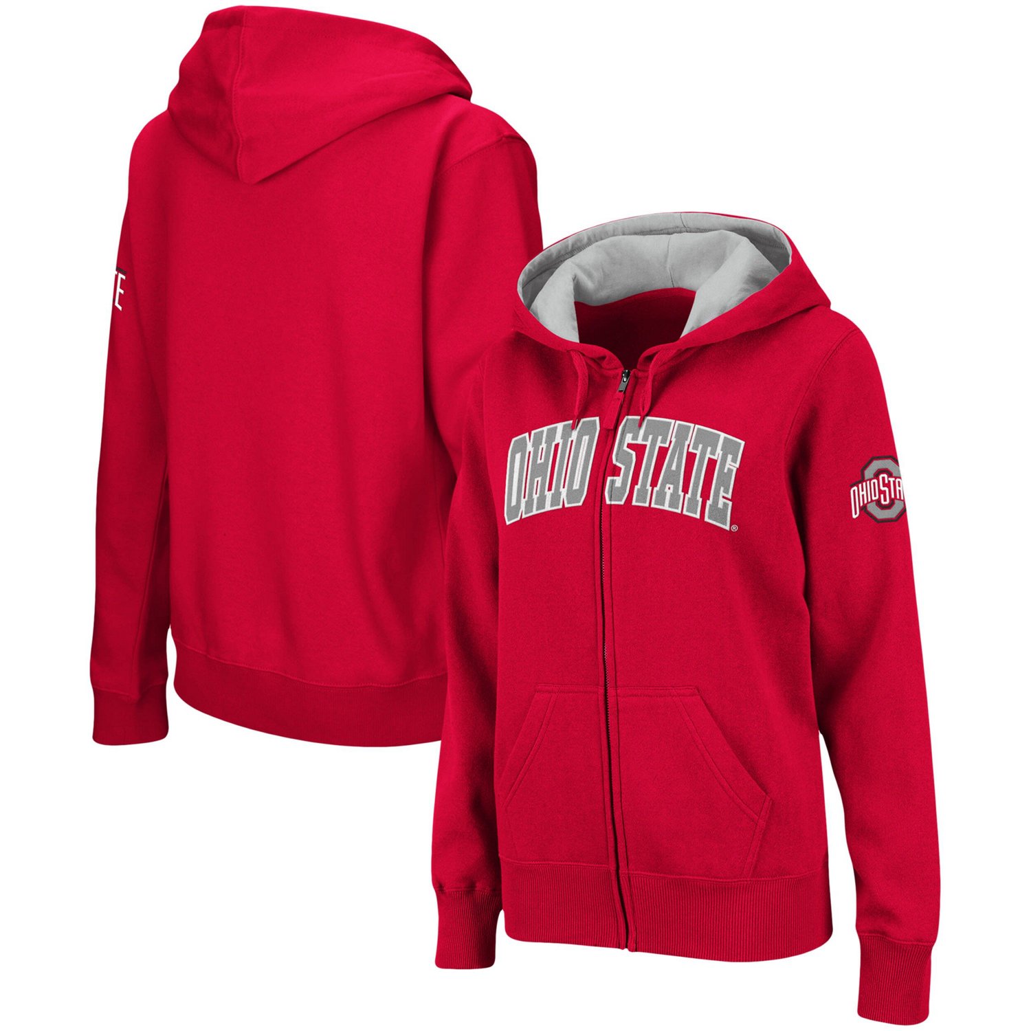 Ohio State Buckeyes Arched Name Full-Zip Hoodie - view number 1