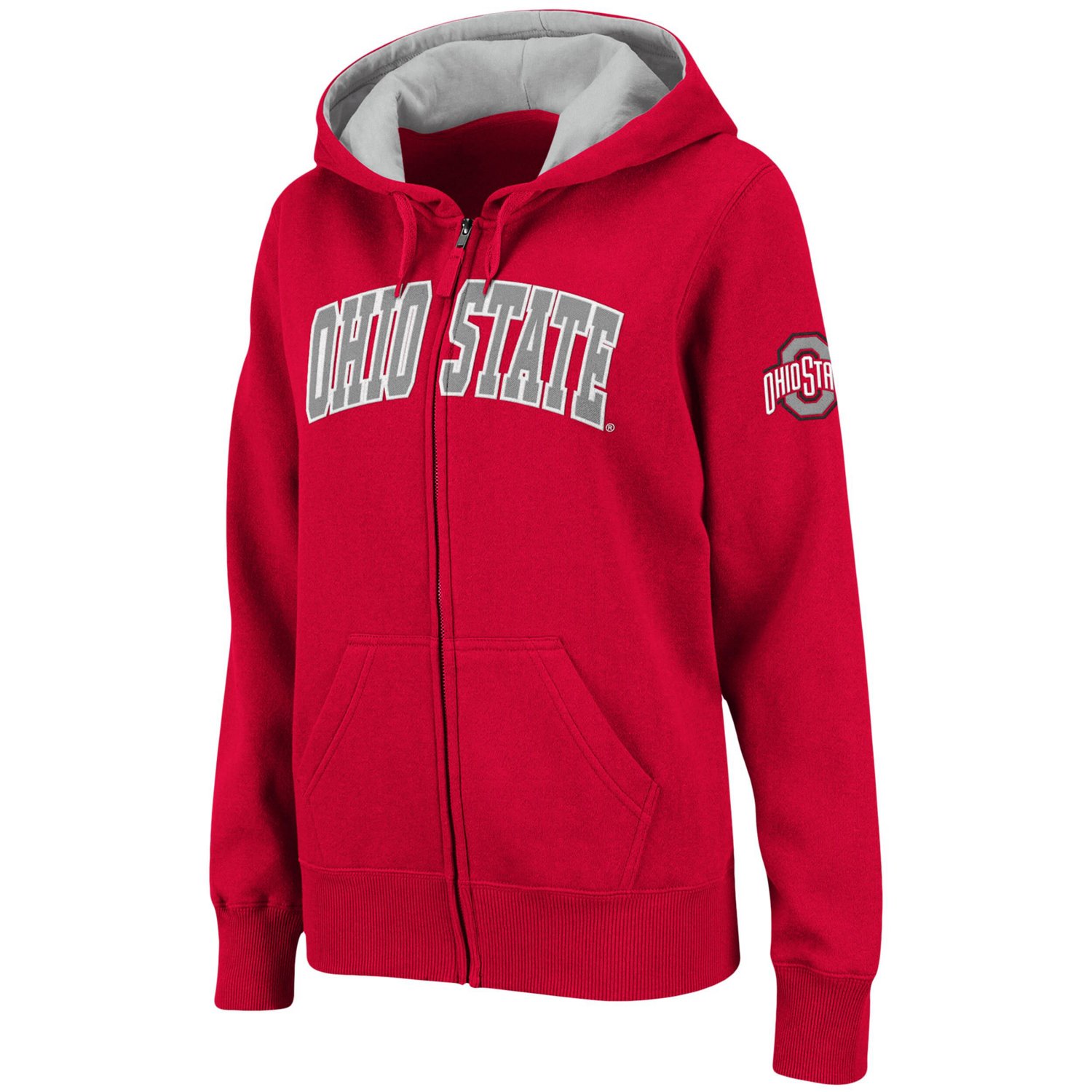 Ohio State Buckeyes Arched Name Full-Zip Hoodie - view number 2