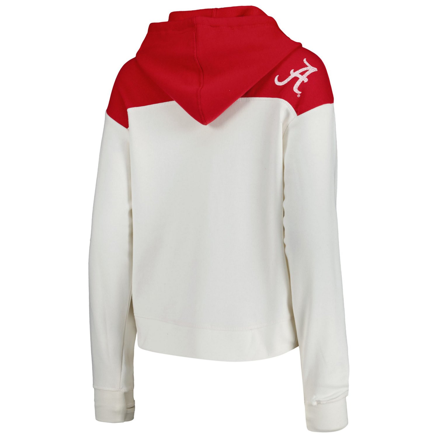 Pressbox /Crimson Alabama Crimson Tide Chicago 2-Hit Yoke Pullover Hoodie                                                        - view number 3