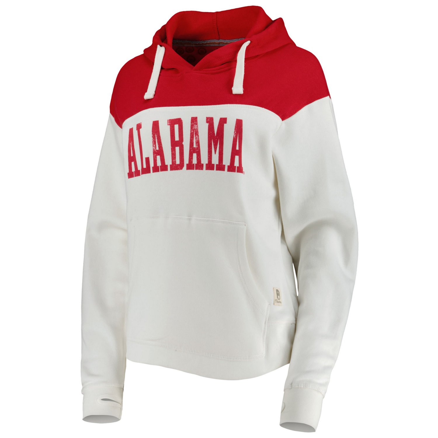 Pressbox /Crimson Alabama Crimson Tide Chicago 2-Hit Yoke Pullover Hoodie                                                        - view number 2