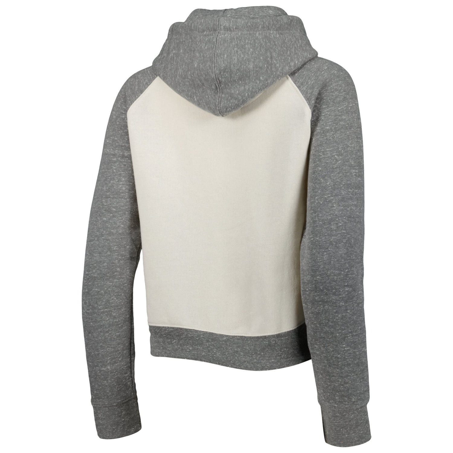 Pressbox /Heather Gray Clemson Tigers Cody Tri-Bend Raglan Pullover Hoodie