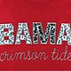 Pressbox Alabama Tide Steamboat Animal Print Raglan Pullover Sweatshirt                                                          - view number 4
