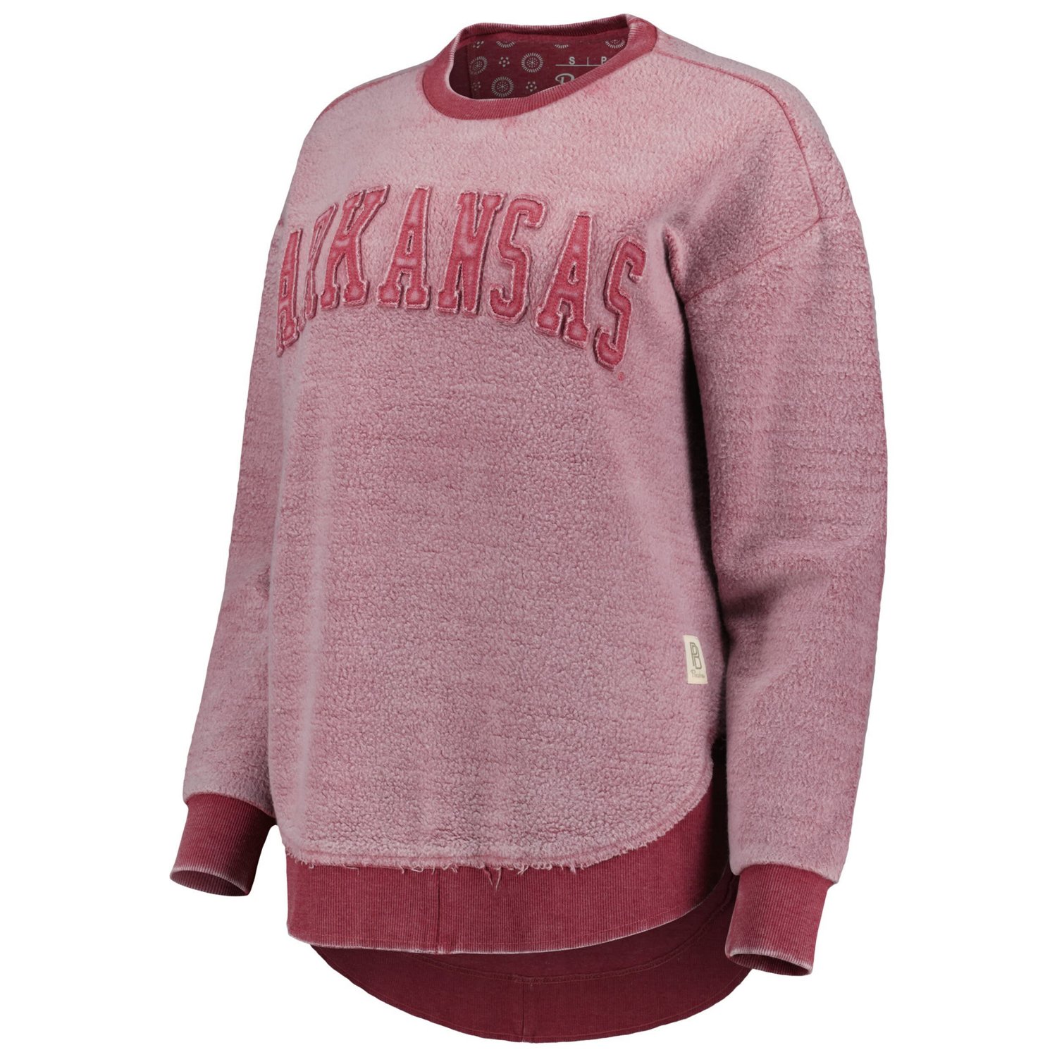Pressbox Arkansas Razorbacks Ponchoville Pullover Sweatshirt - view number 2