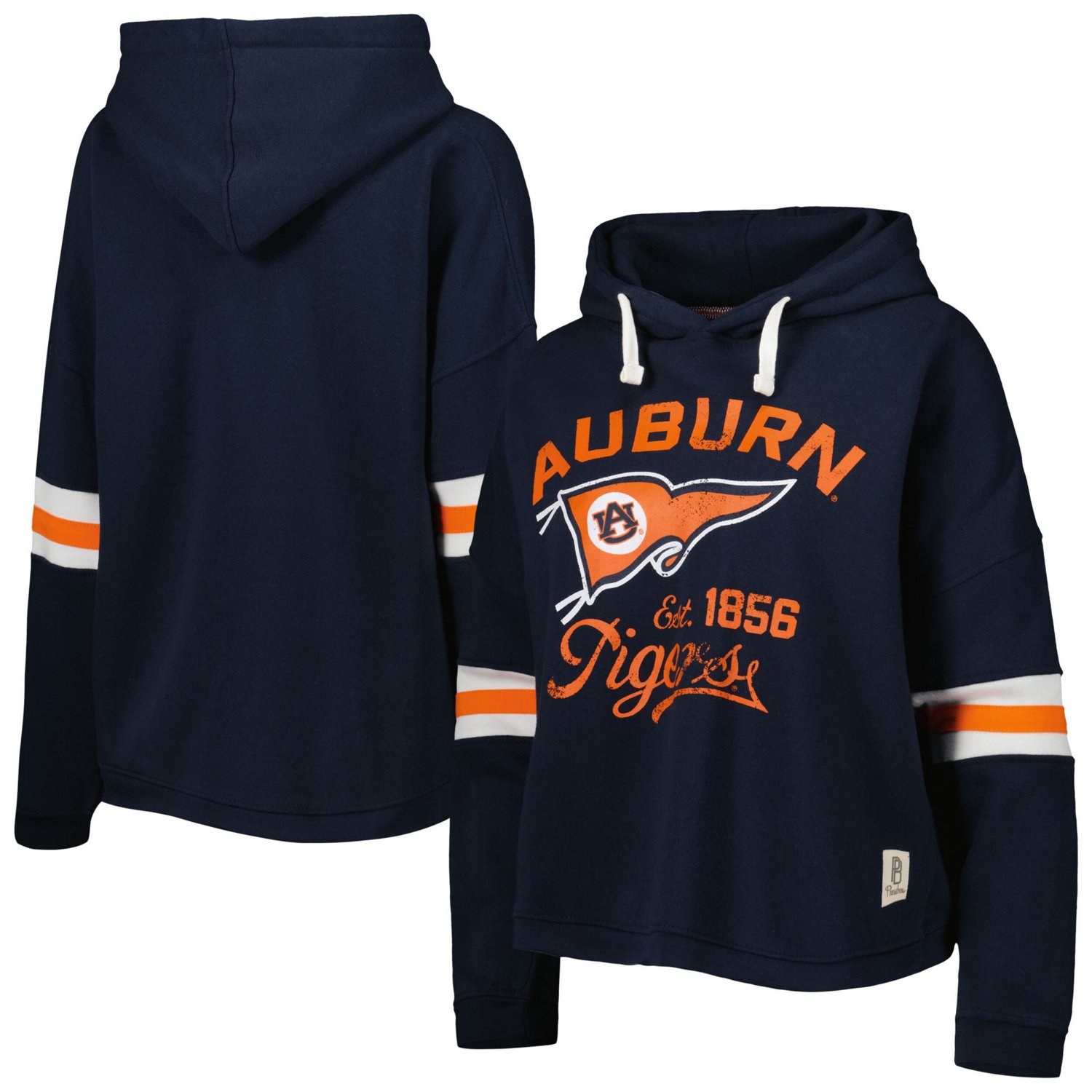 Pressbox Auburn Tigers Super Pennant Pullover Hoodie