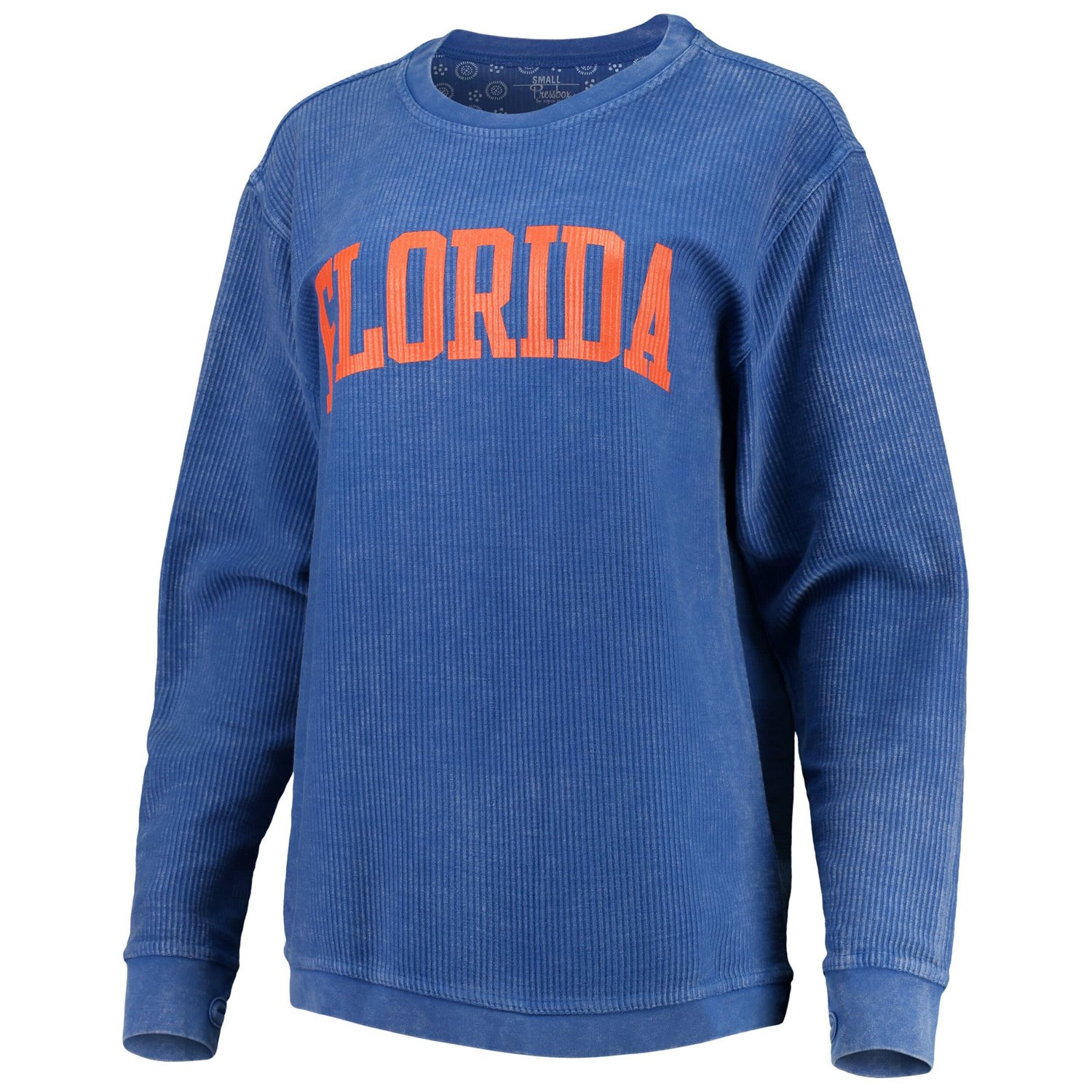 Pressbox Florida Gators Comfy Cord Vintage Wash Basic Arch Pullover Sweatshirt - view number 1