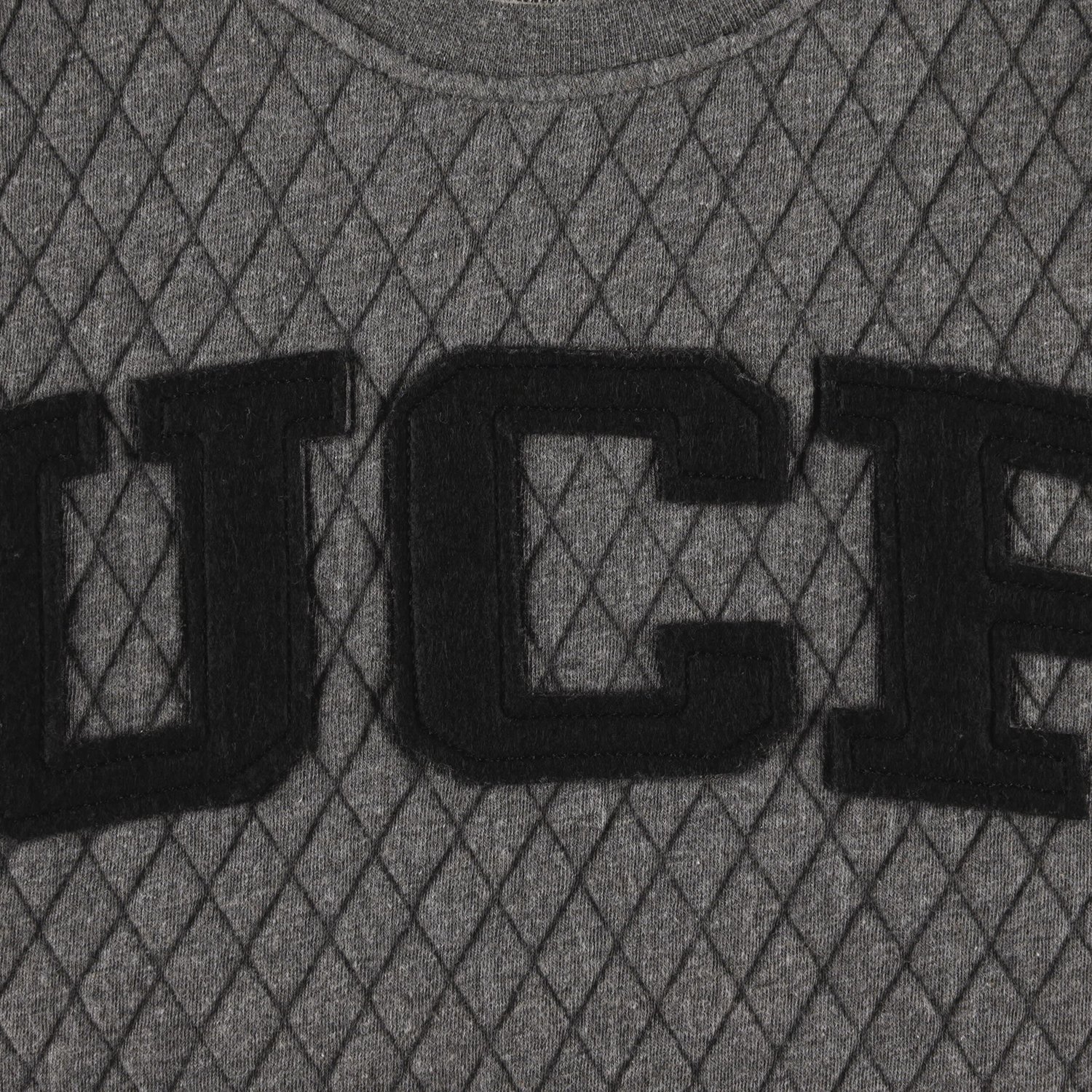 Pressbox Heather Charcoal UCF Knights Moose Quilted Pullover Sweatshirt - view number 4