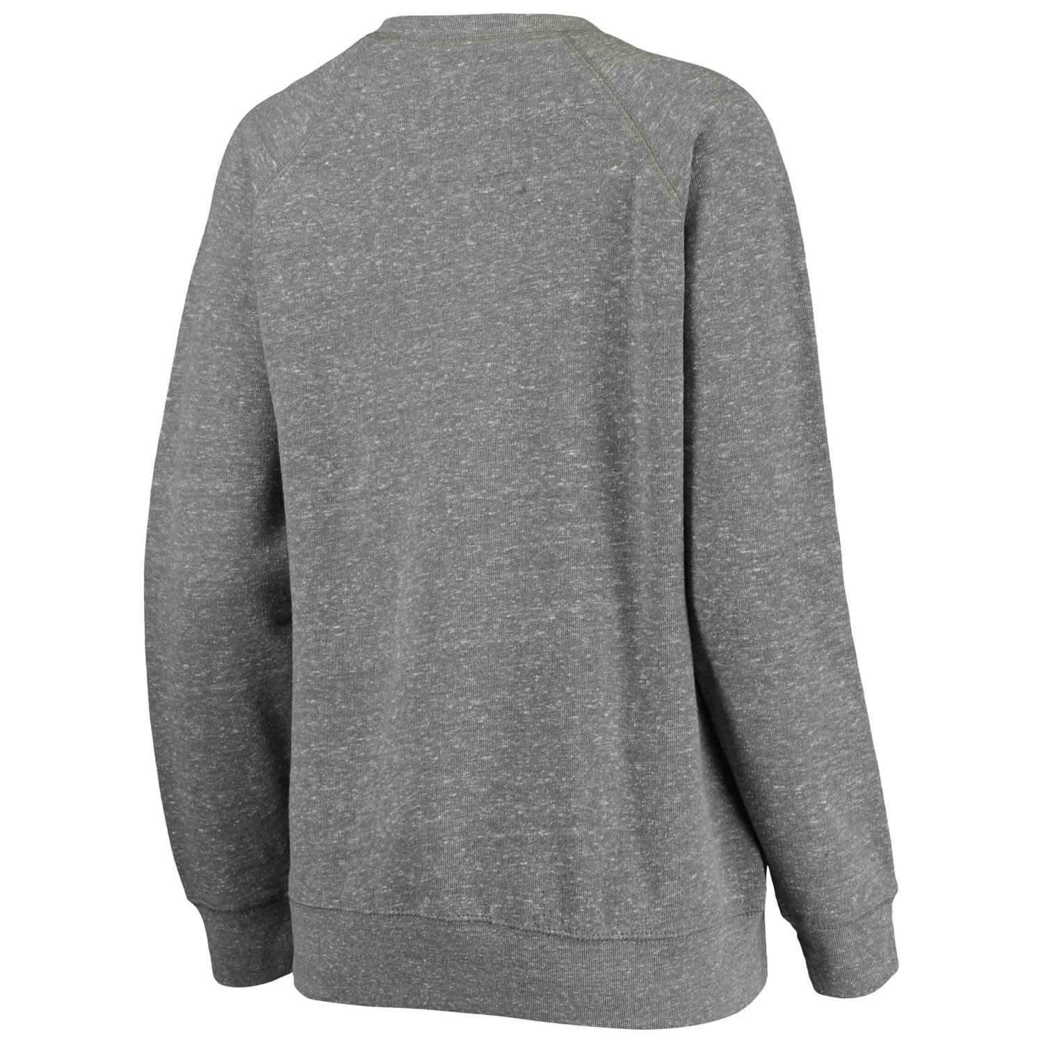 Pressbox Heathered Gray Cincinnati Bearcats Edith Vintage Knobi Raglan Pullover Sweatshirt - view number 3