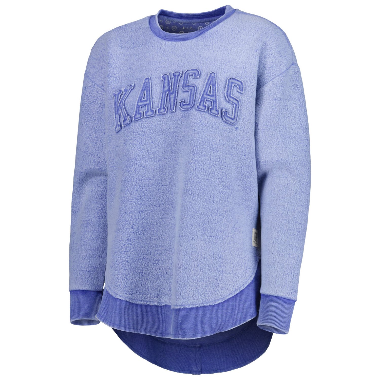 Pressbox Kansas Jayhawks Ponchoville Pullover Sweatshirt - view number 2