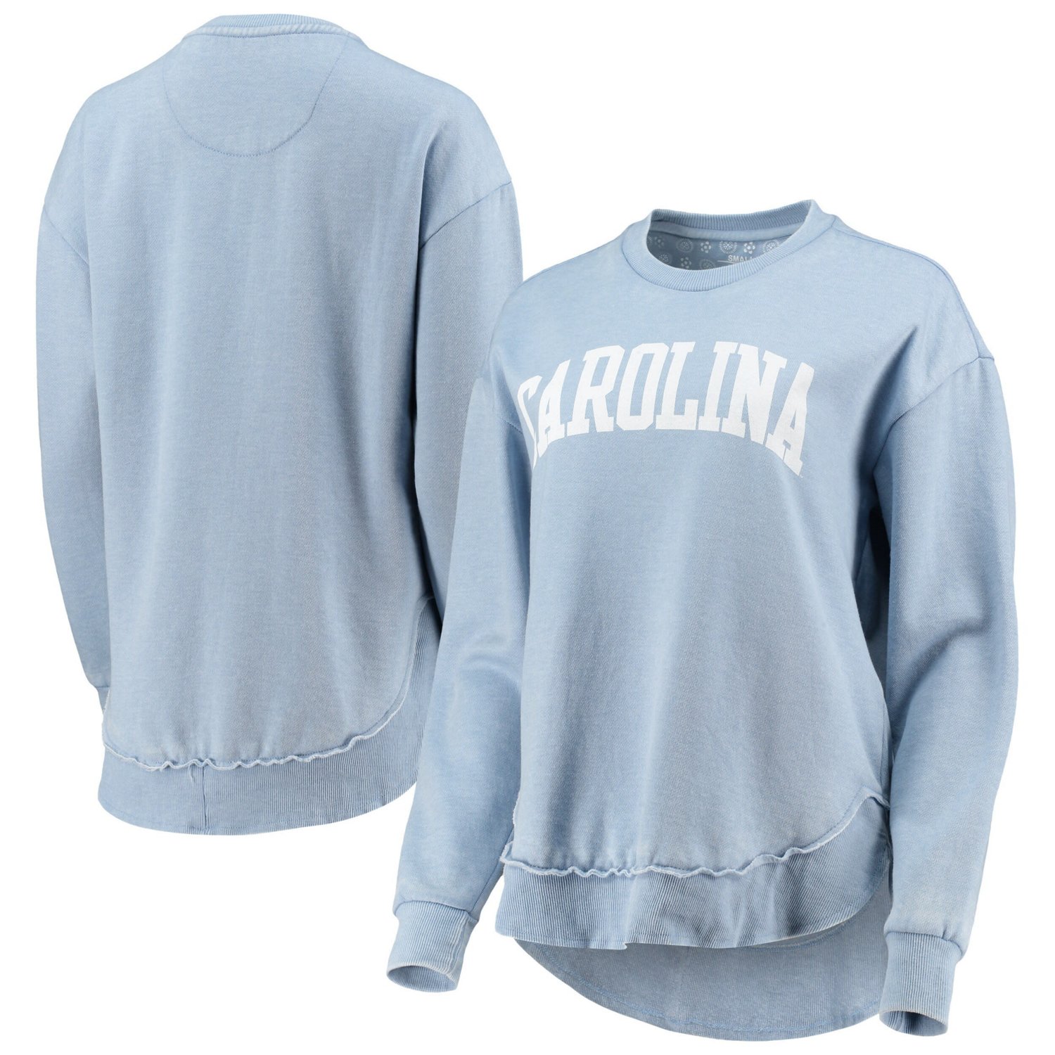 Pressbox Light North Carolina Tar Heels Vintage Wash Pullover Sweatshirt