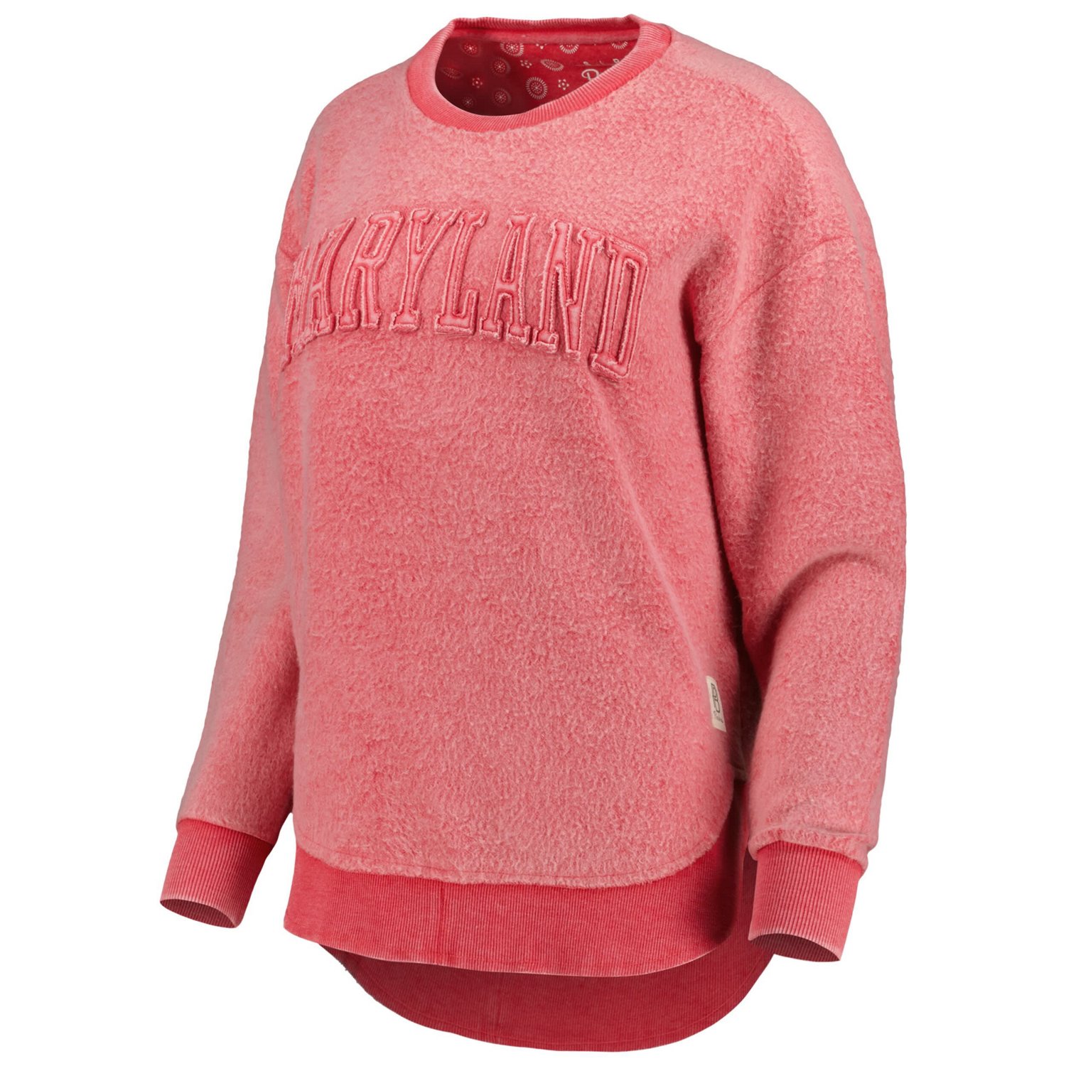 Pressbox Maryland Terrapins Ponchoville Pullover Sweatshirt