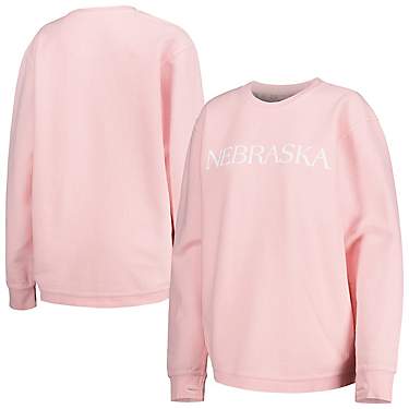 Pressbox Nebraska Huskers Comfy Cord Bar Print Pullover Sweatshirt                                                              