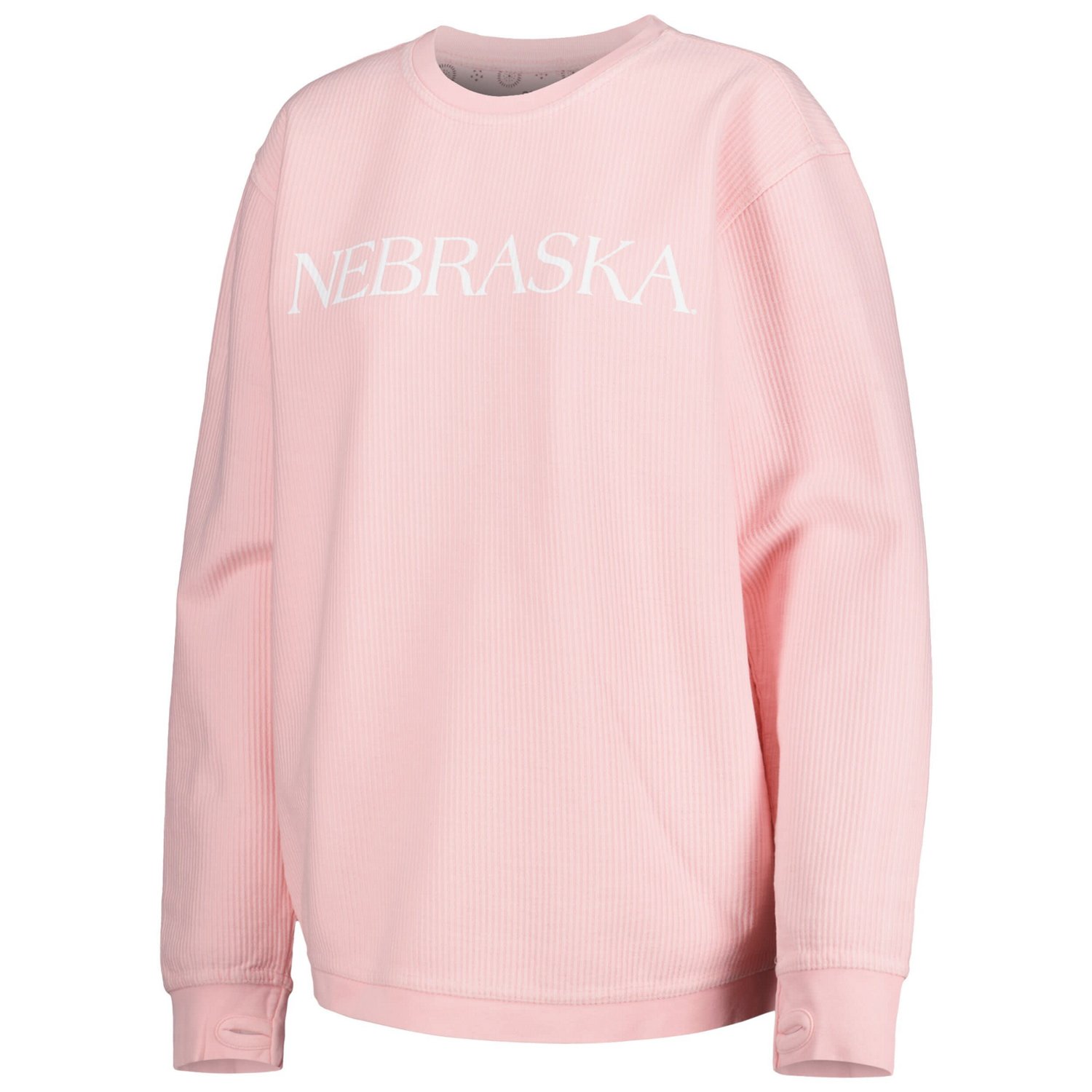 Pressbox Nebraska Huskers Comfy Cord Bar Print Pullover Sweatshirt                                                               - view number 2