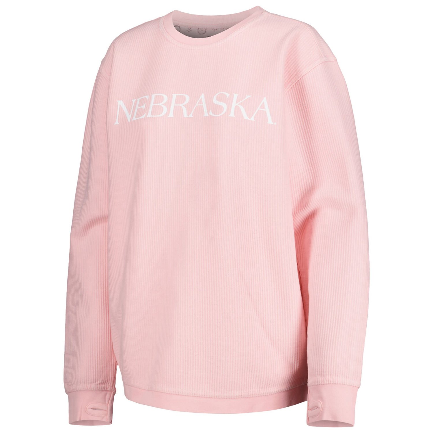 Pressbox Nebraska Huskers Comfy Cord Bar Print Pullover Sweatshirt - view number 2