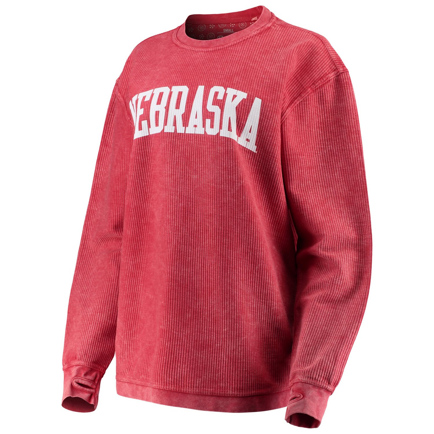 Pressbox Nebraska Huskers Comfy Cord Vintage Wash Basic Arch Pullover Sweatshirt - view number 1