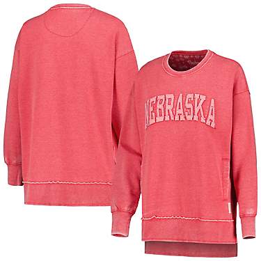 Pressbox Nebraska Huskers Marniville Vintage Wash Pullover Sweatshirt                                                           