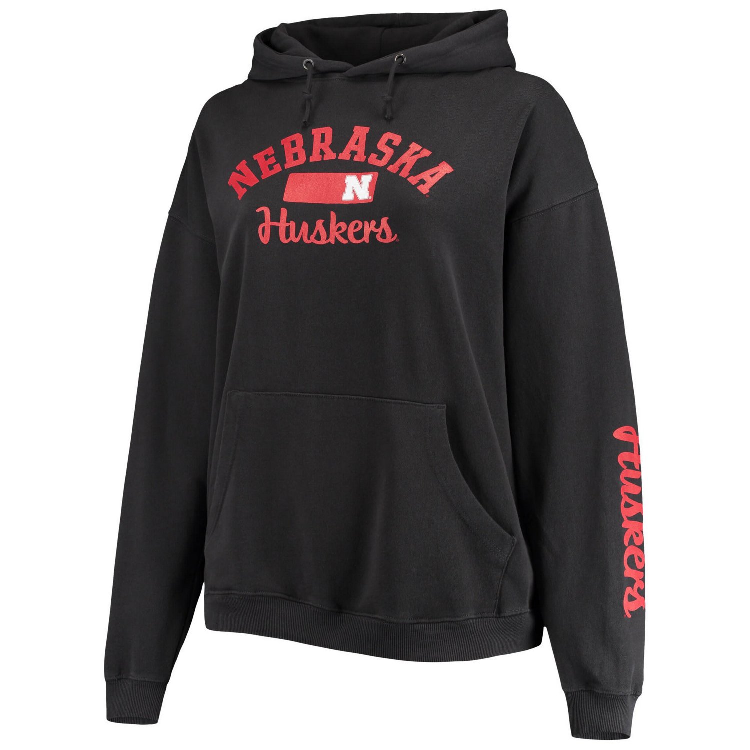 Pressbox Nebraska Huskers Rock n Roll Super Oversized Pullover Hoodie - view number 2