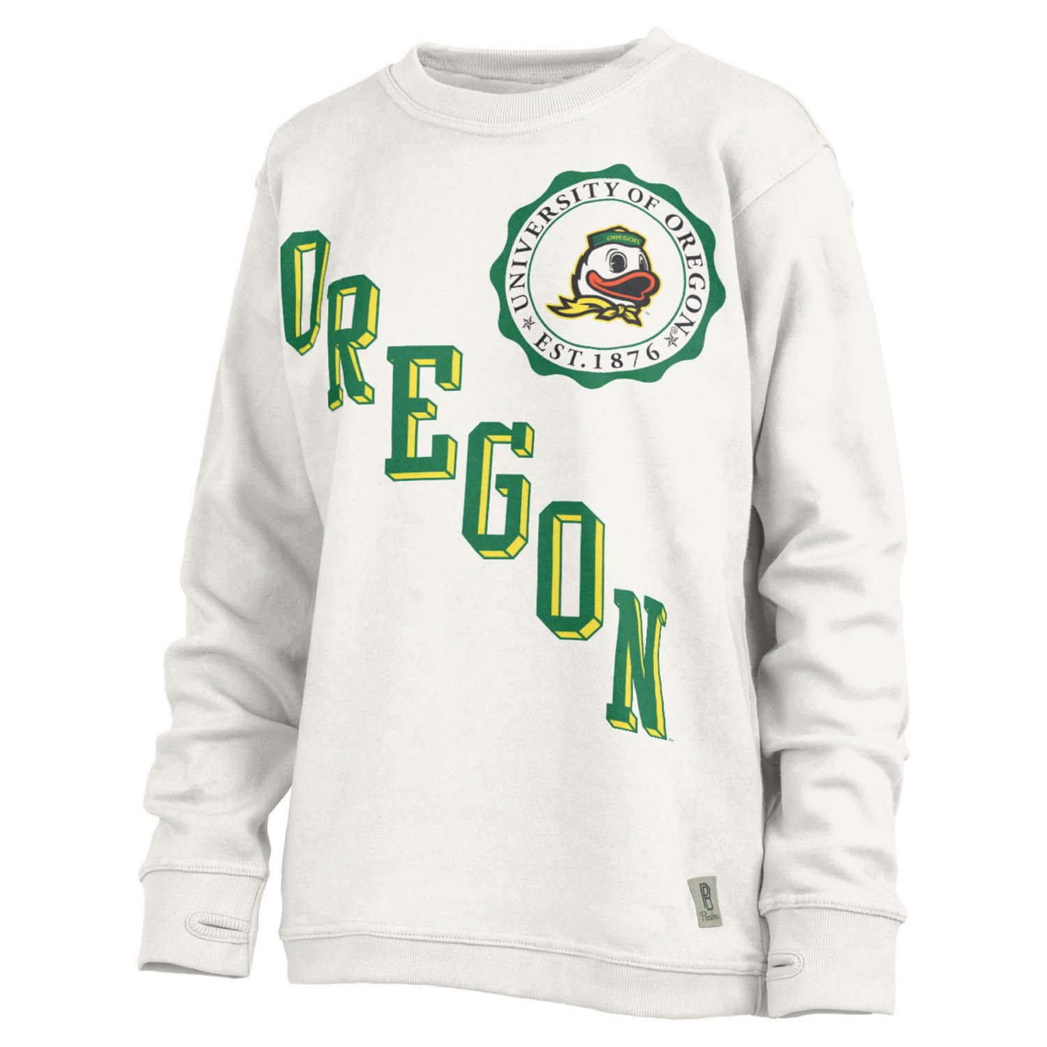 Pressbox Oregon Ducks Shoreline Sundown Pullover Sweatshirt