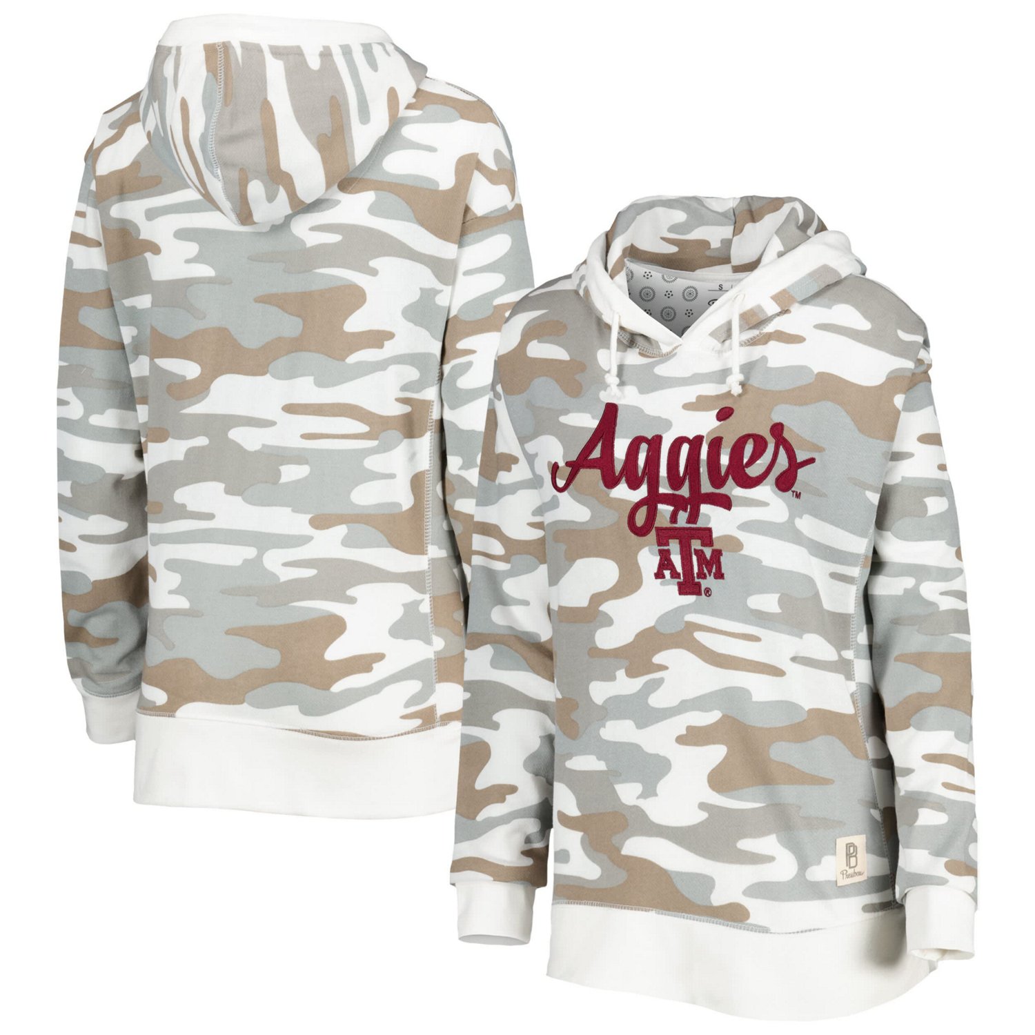  Pressbox/Royce Apparel Women's Texas A&M Aggies Comfy Cord  Pullover Sweatshirt (Medium) Team Color : Sports & Outdoors