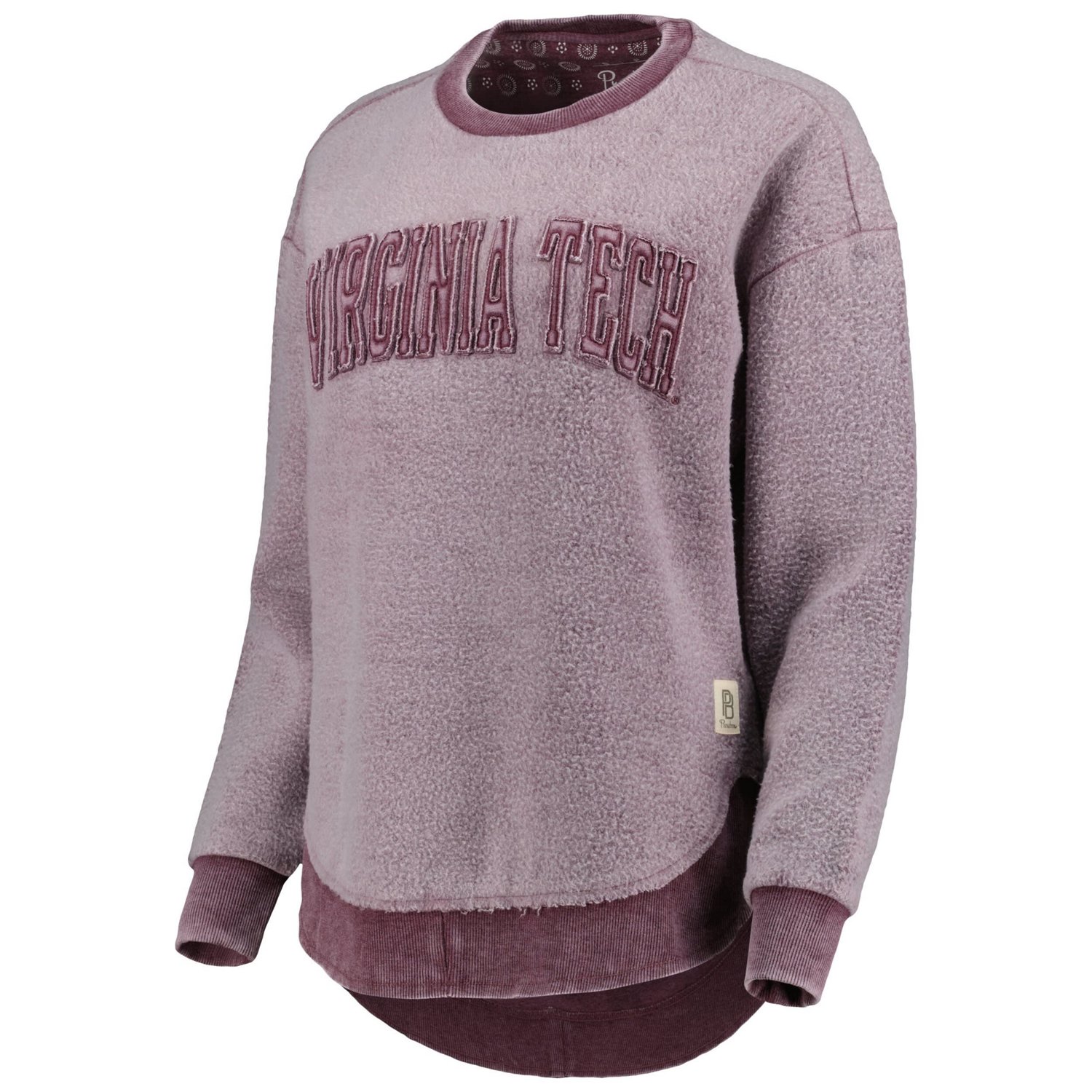 Pressbox Virginia Tech Hokies Ponchoville Pullover Sweatshirt - view number 2