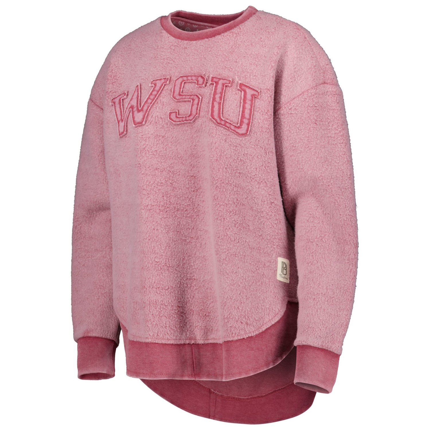 Pressbox Washington State Cougars Ponchoville Pullover Sweatshirt                                                                - view number 2
